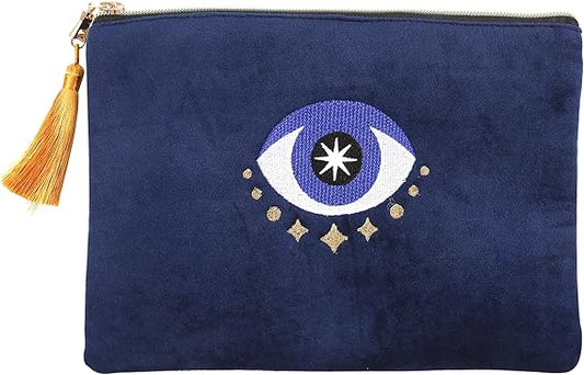 All Seeing Eye Velvet Make Up Bag