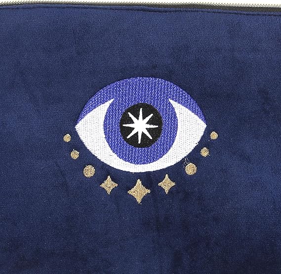 All Seeing Eye Velvet Make Up Bag